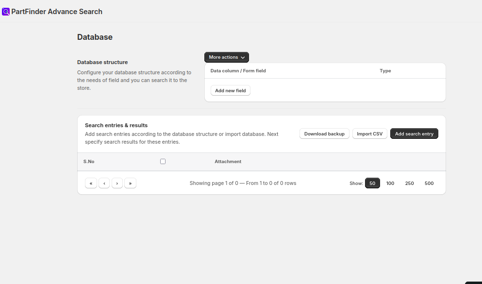 PartFinder Database Admin Dashboard